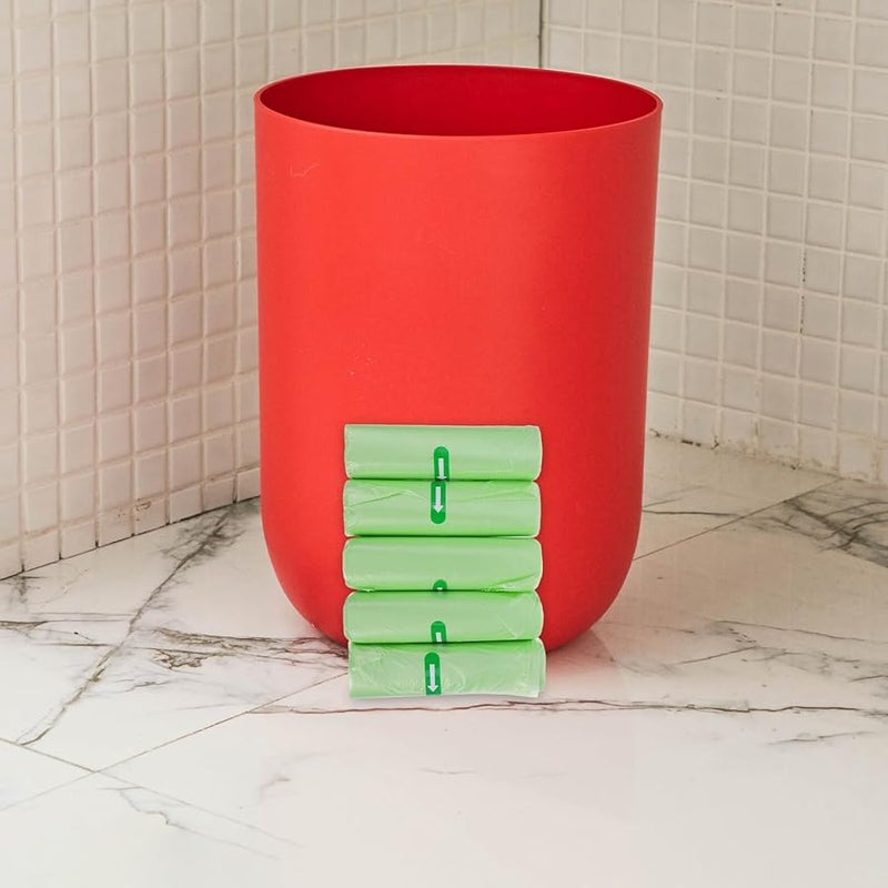 أكياس قمامة مطبخ قابلة للتحلل الحيوي - خضراء عشبية - مبطنة سلة المهملات المقاومة للتمزق للمنزل - Image 5